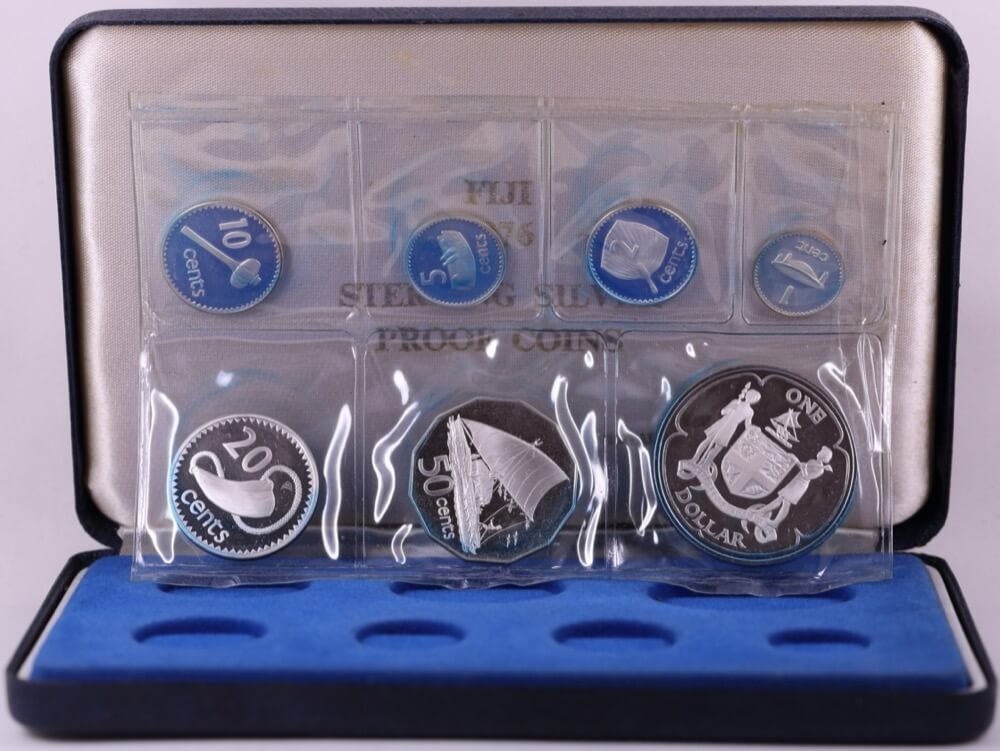 Fiji 1976 Silver Proof Coin Set KM# PS2  product image