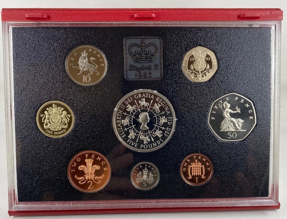 Great Britain 1993 Deluxe Proof Coin Set product image