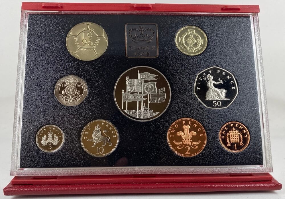 Great Britain 1996 Deluxe Proof Coin Set product image