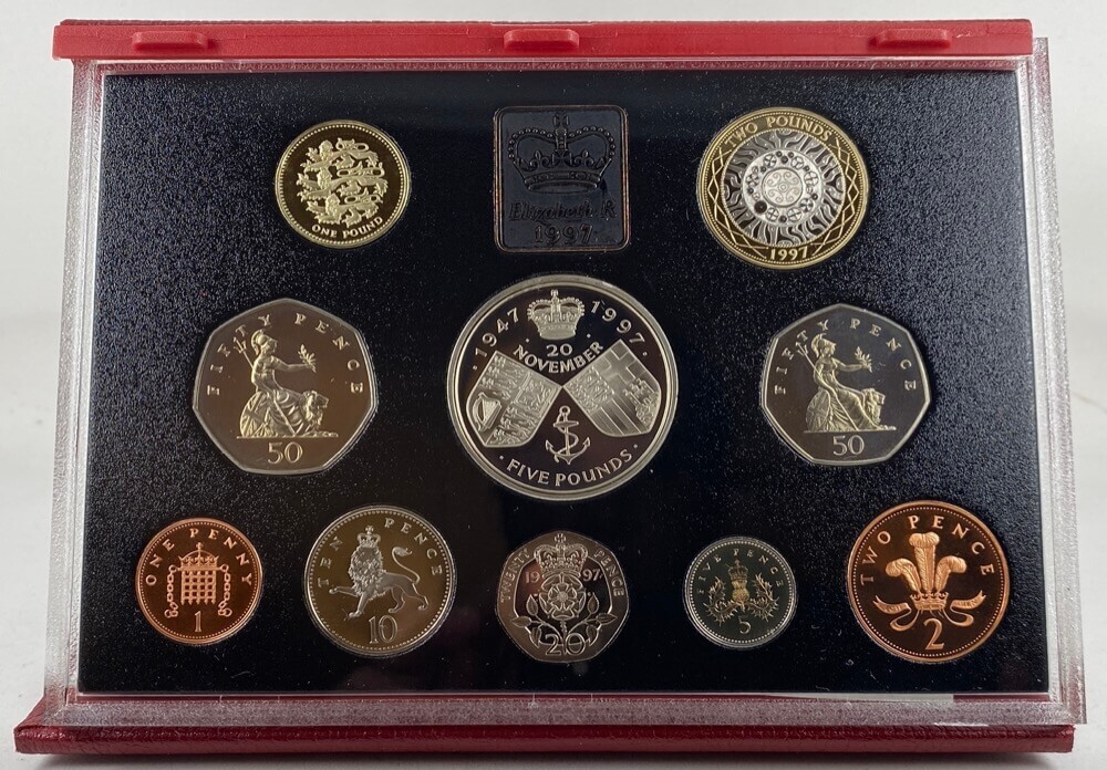 Great Britain 1997 Deluxe Proof Coin Set product image