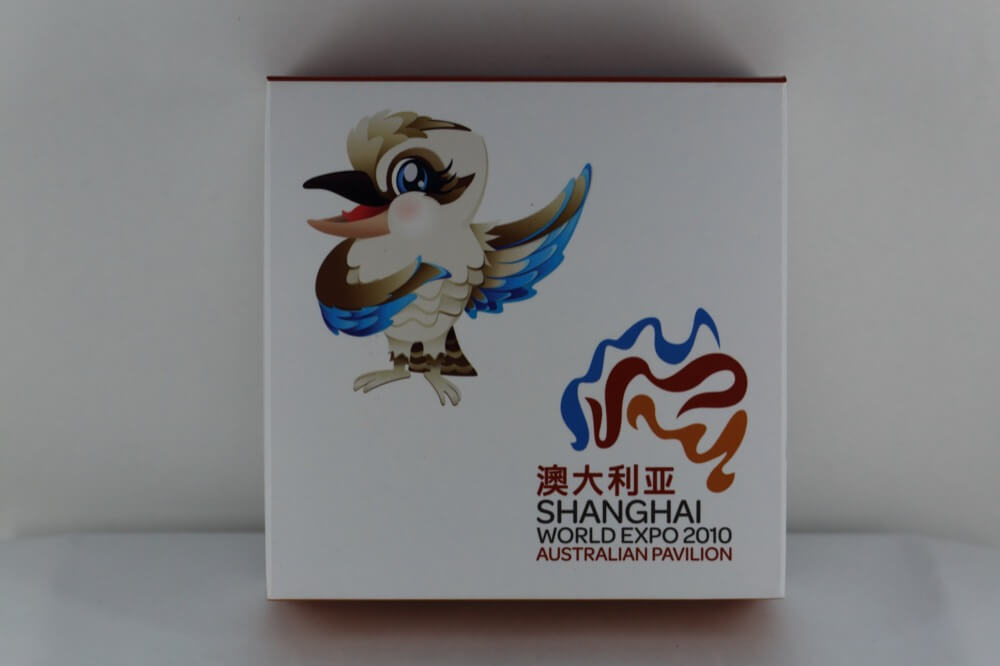 2010 Silver Map-Shaped 1oz Coin Peng Peng Kookaburra product image