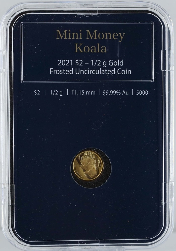 2021 Gold 2 Dollar Mini Money Coin Koala product image