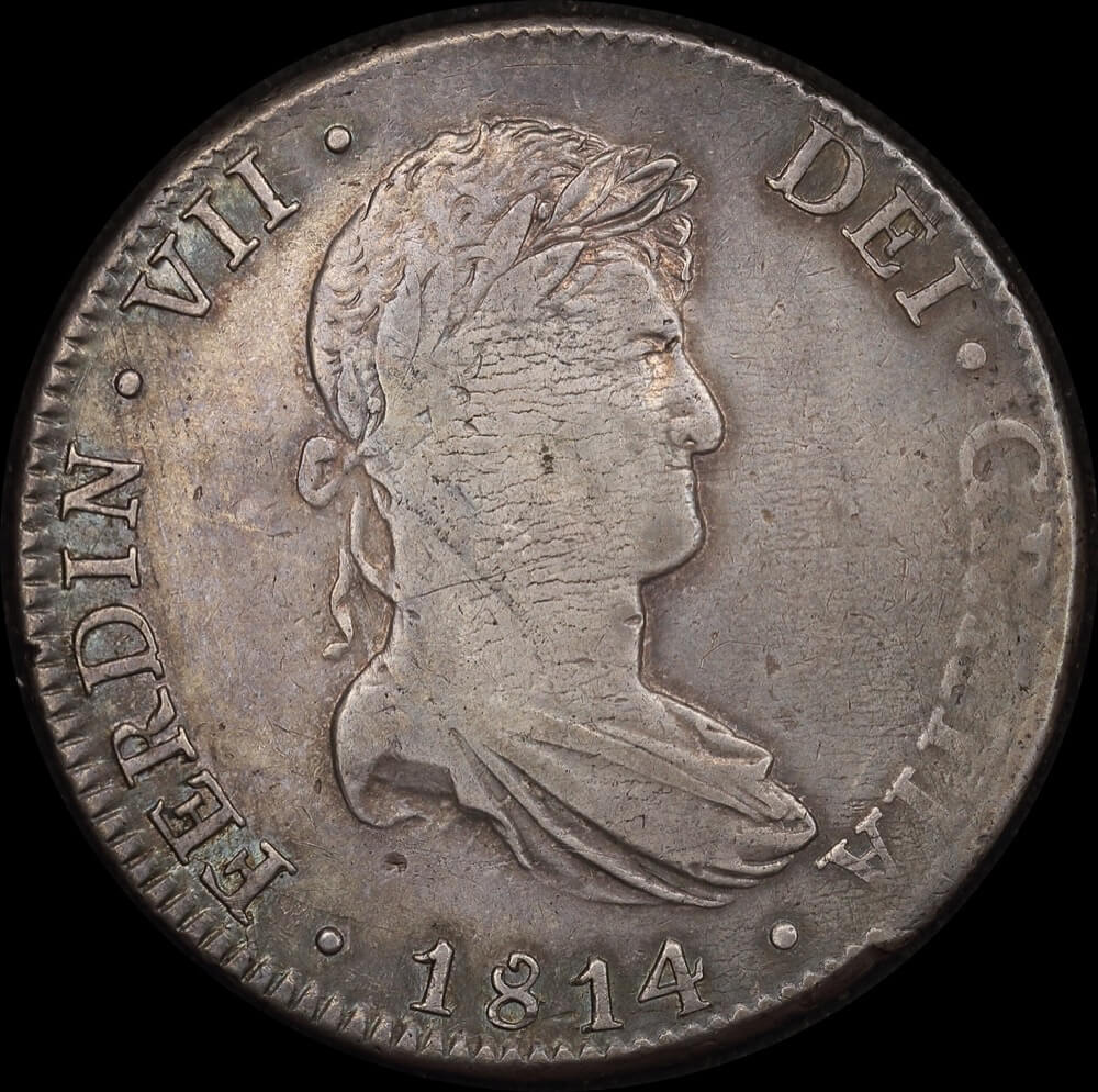 Mexico 1814-JJ Silver 8 Reales KM# 111 Extremely Fine product image