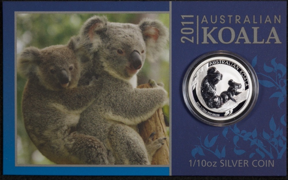 2011 Silver 1/10oz Unc Coin Koala product image