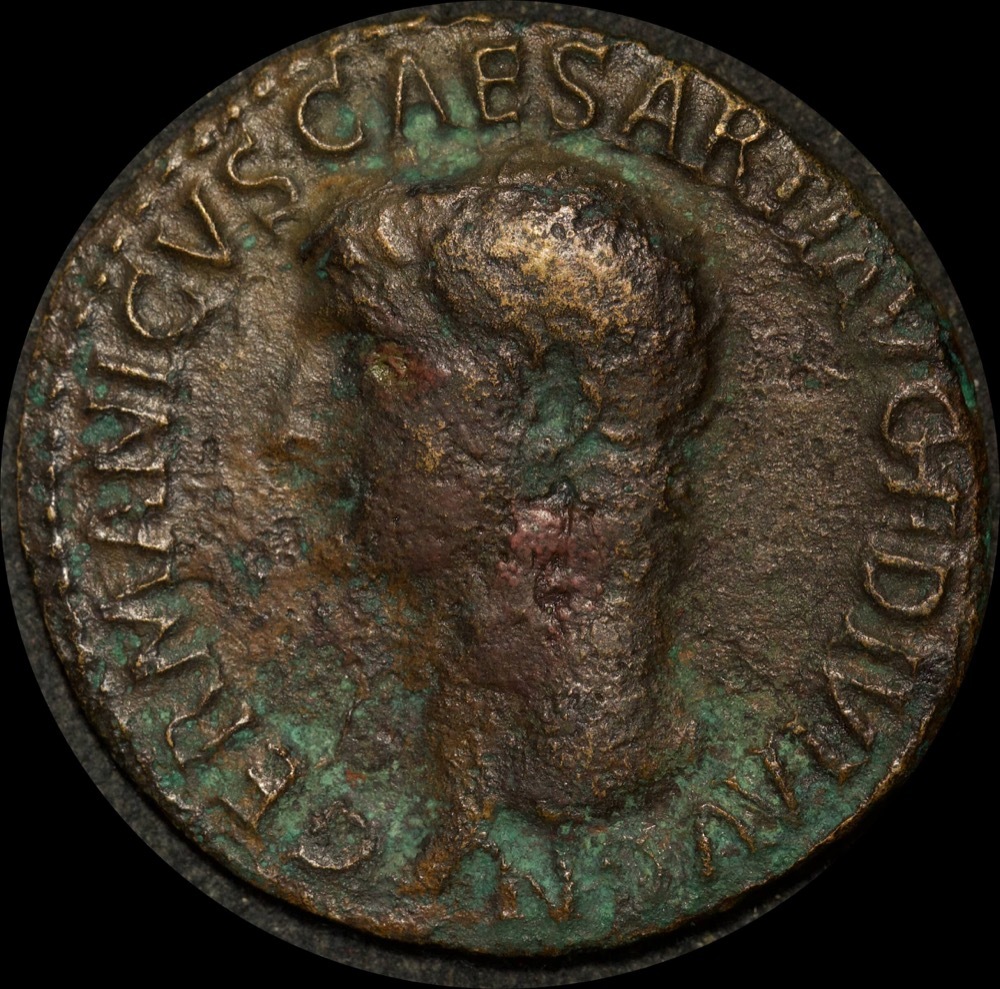 Ancient Rome (Imperial) 40-41AD Germanicus As RIC I 50 SC Very Fine product image