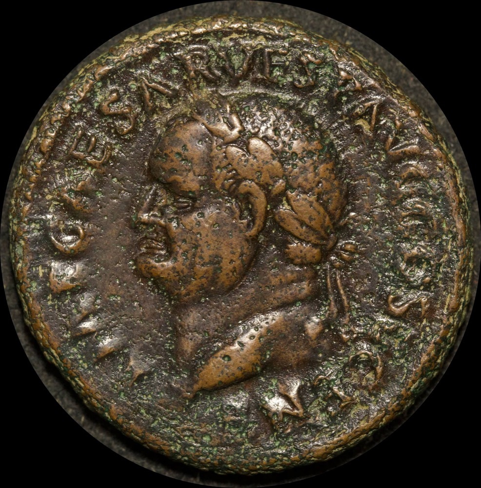 Ancient Rome (Imperial) 69-79AD Vespasian AE As RIC II 621 about VF product image