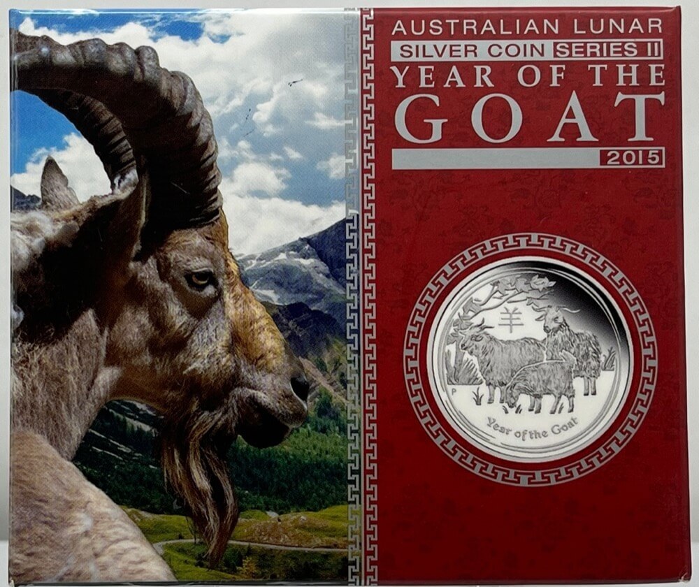 2015 Silver 1oz Proof Coin Lunar Year of the Goat product image