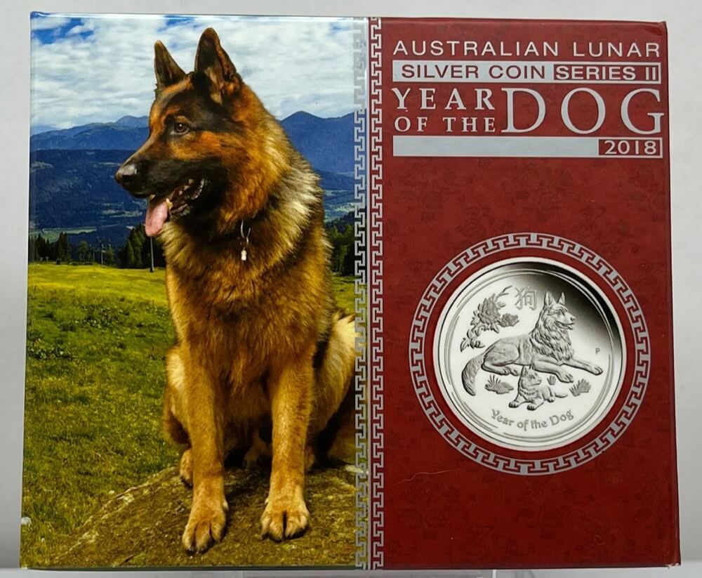 2018 Silver 1oz Proof Coin Lunar Year of the Dog product image