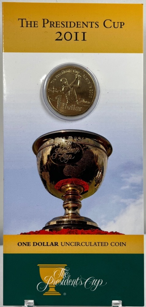 2011 Carded 1 Dollar Coin President's Cup product image