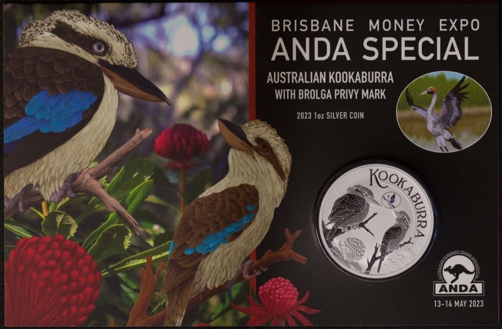 2023 Silver 1oz Kookaburra Bloga Privy Mark - Brisbane Money Expo product image