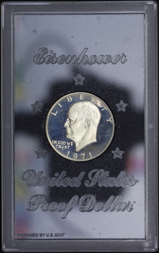 United States 1971-S Eisenhower Proof Silver Dollar product image