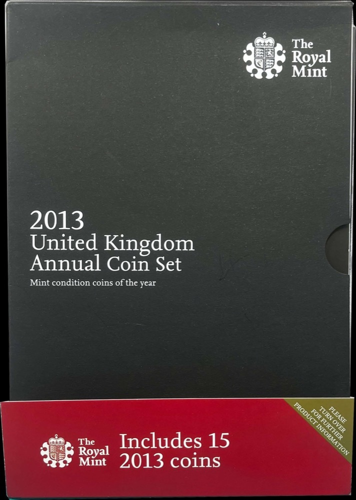 2013 United Kingdom Annual Uncirculated 15 Coin Mint Set product image