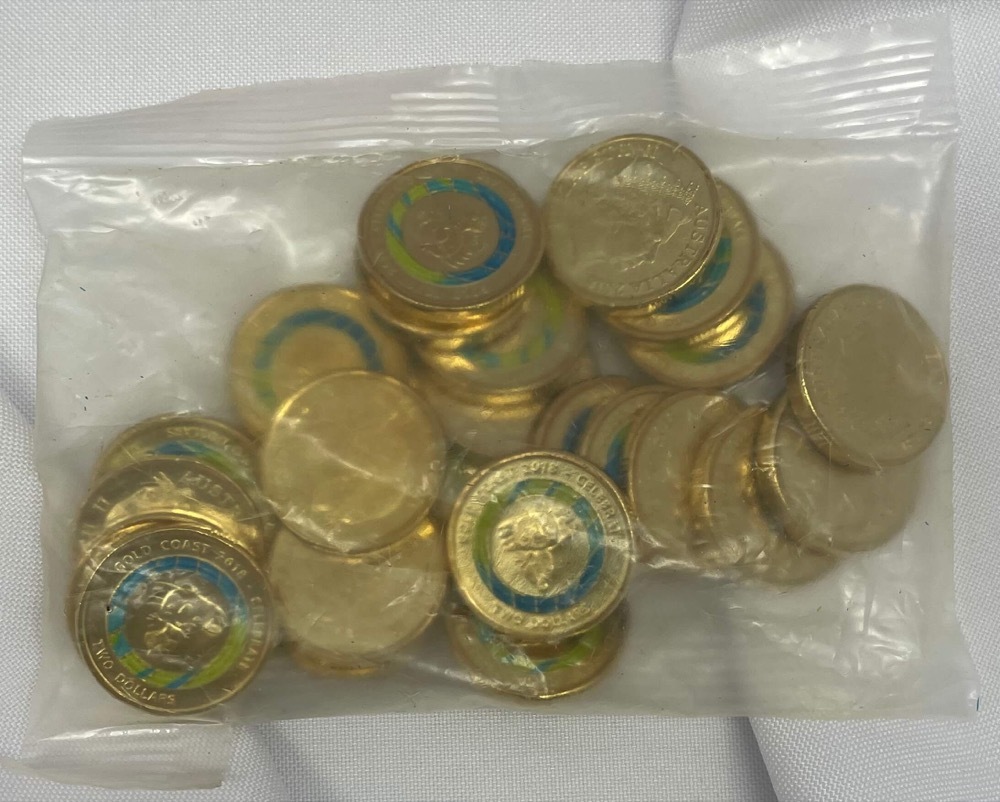 2018 Mint Bag of 25 Uncirculated $2 Coins Commonwealth Games Borobi product image