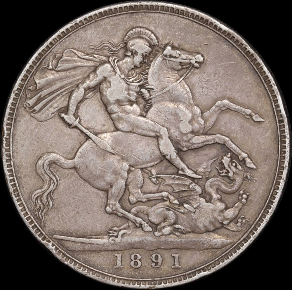 1891 Silver Crown Victoria S#3921 about VF product image