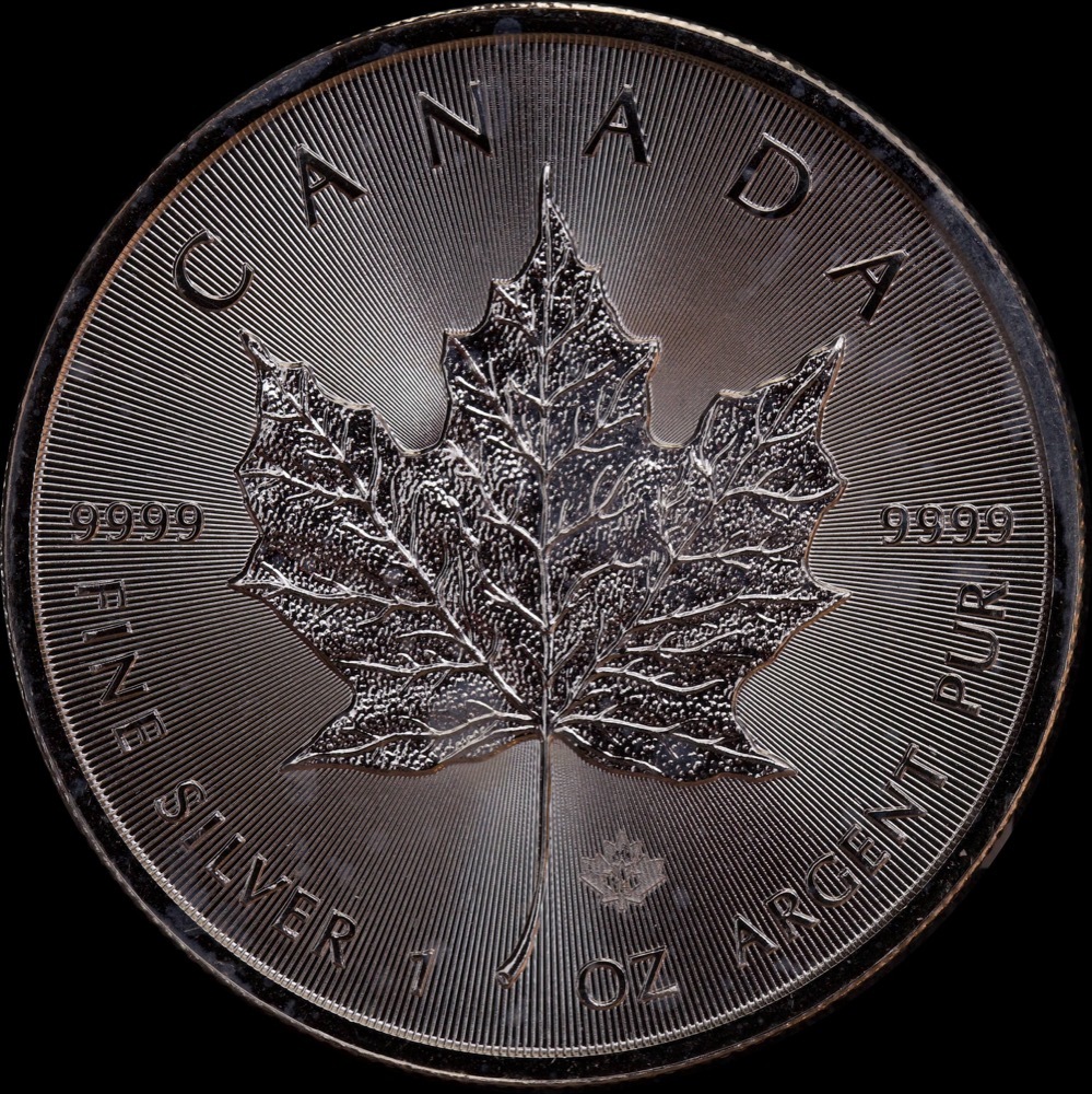 Canada 2014 Silver 5 Dollar 1oz Maple Leaf Uncirculated product image