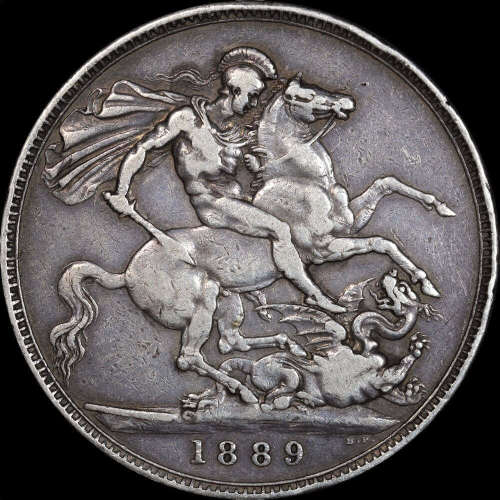 1889 Silver Crown Victoria S#3921 about VF product image