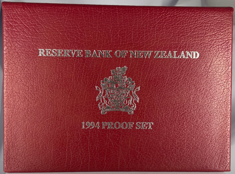 New Zealand 1994 Proof Coin Set Bimetal Endeavour product image