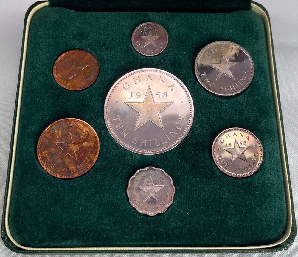 Ghana 1958 Proof Coin Set product image