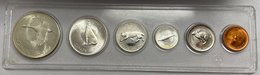 Canada 1967 Unofficial 6 Coin Mint Set Centennial product image