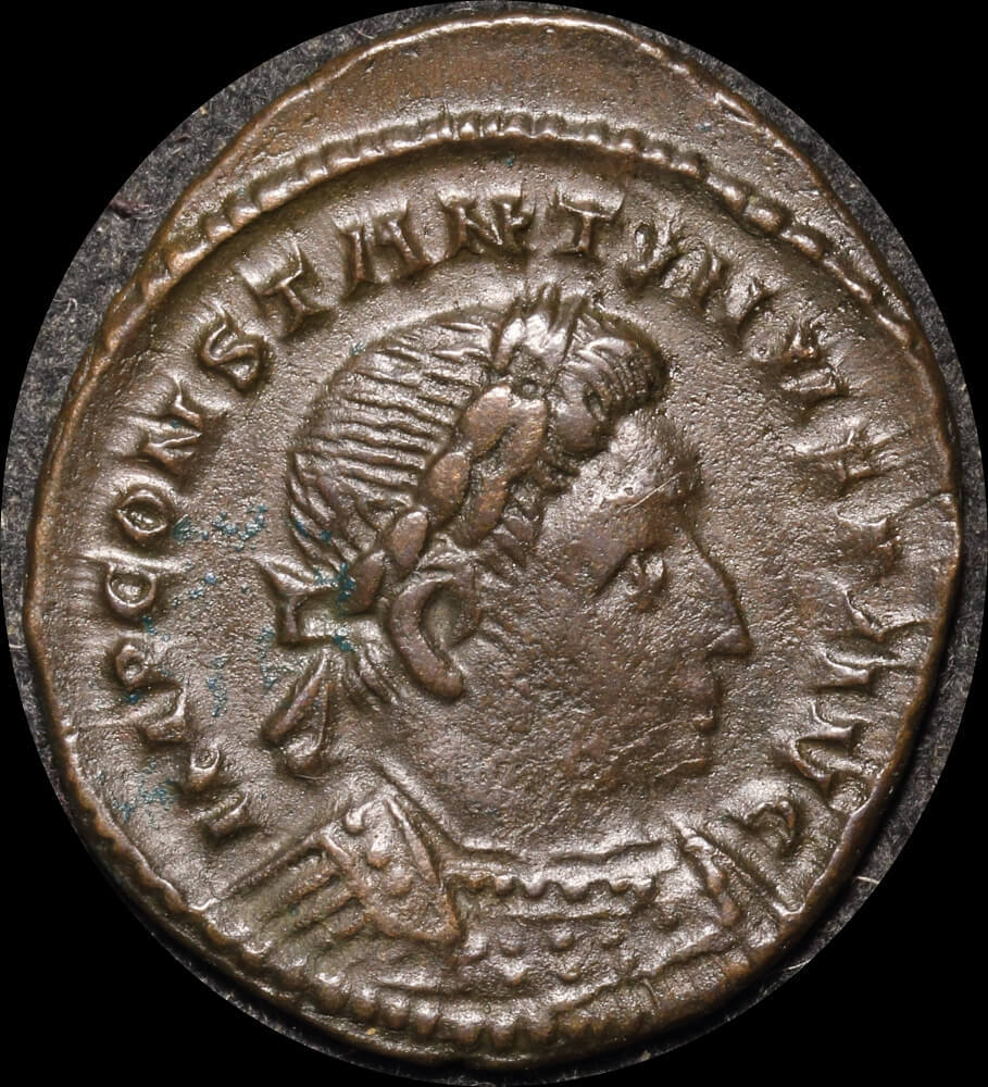 Ancient Rome (Imperial) 307-310 AD Constantine I Bronze Follis (AE1) S# 3868 About EF product image