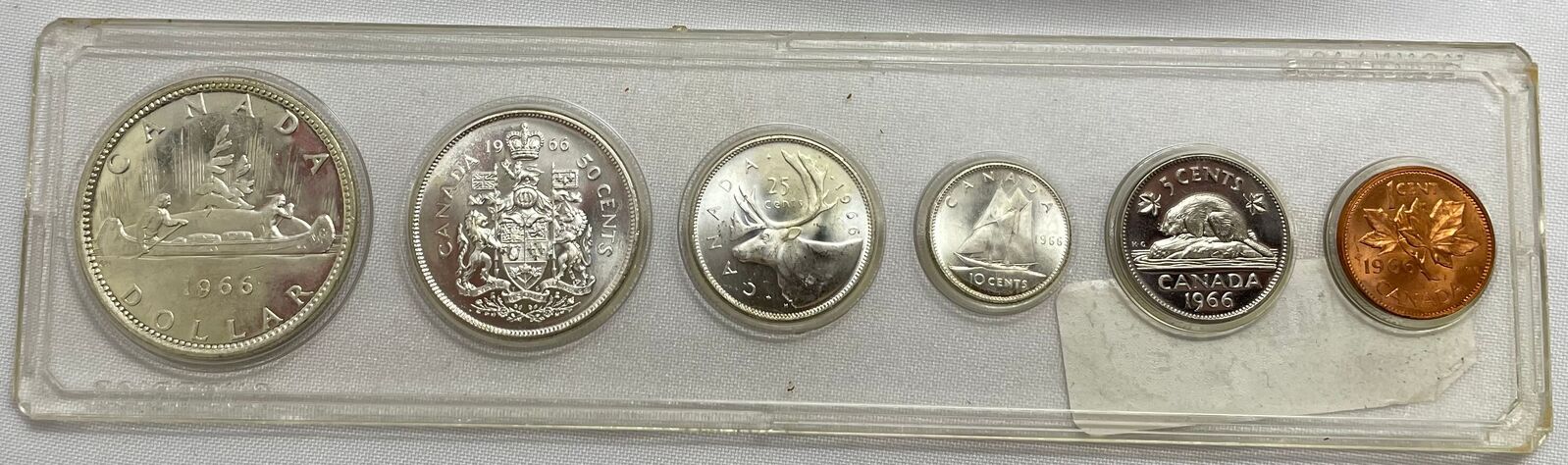 Canada 1966 Unofficial 6 Coin Mint Set product image