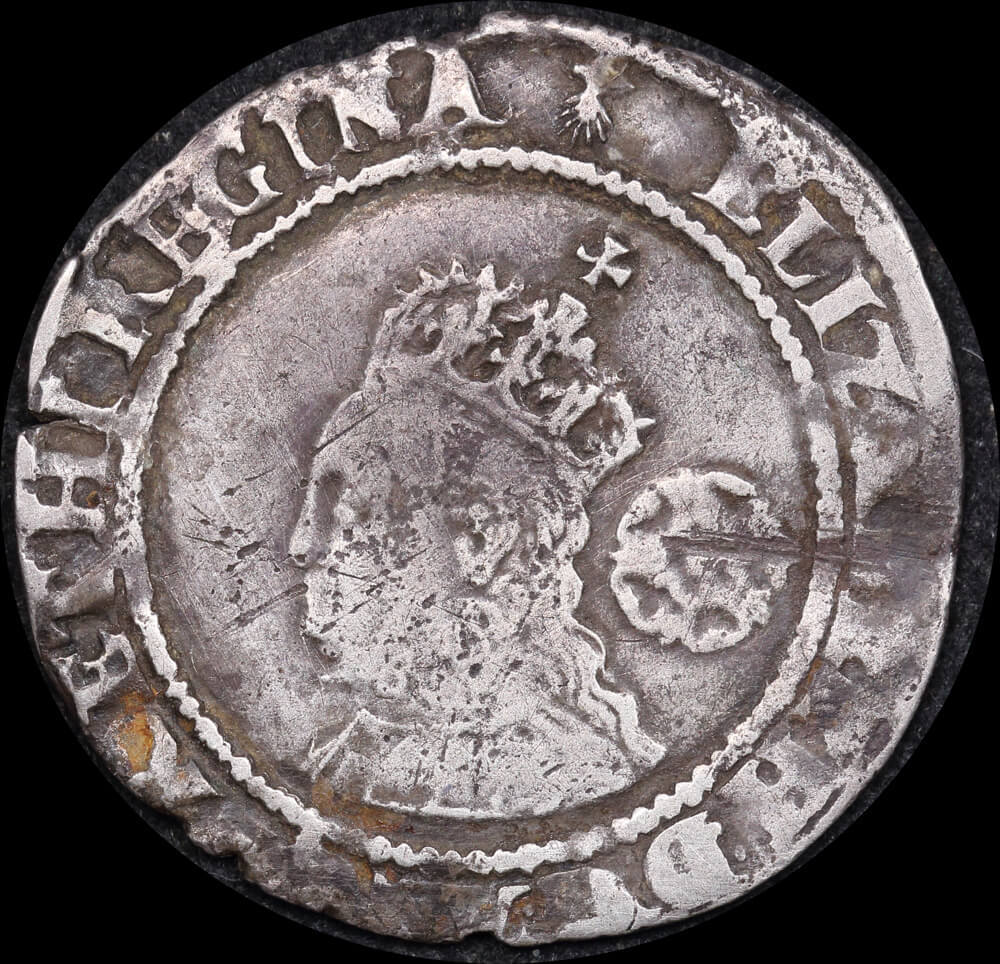 Great Britain 1572 Silver Sixpence Elizabeth I S#2562 Fine product image