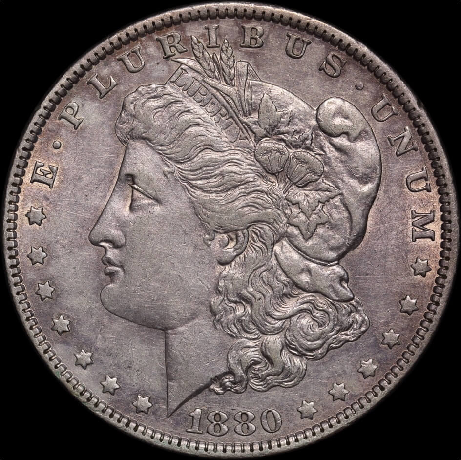 United States 1880-O Silver Morgan Dollar about Unc product image