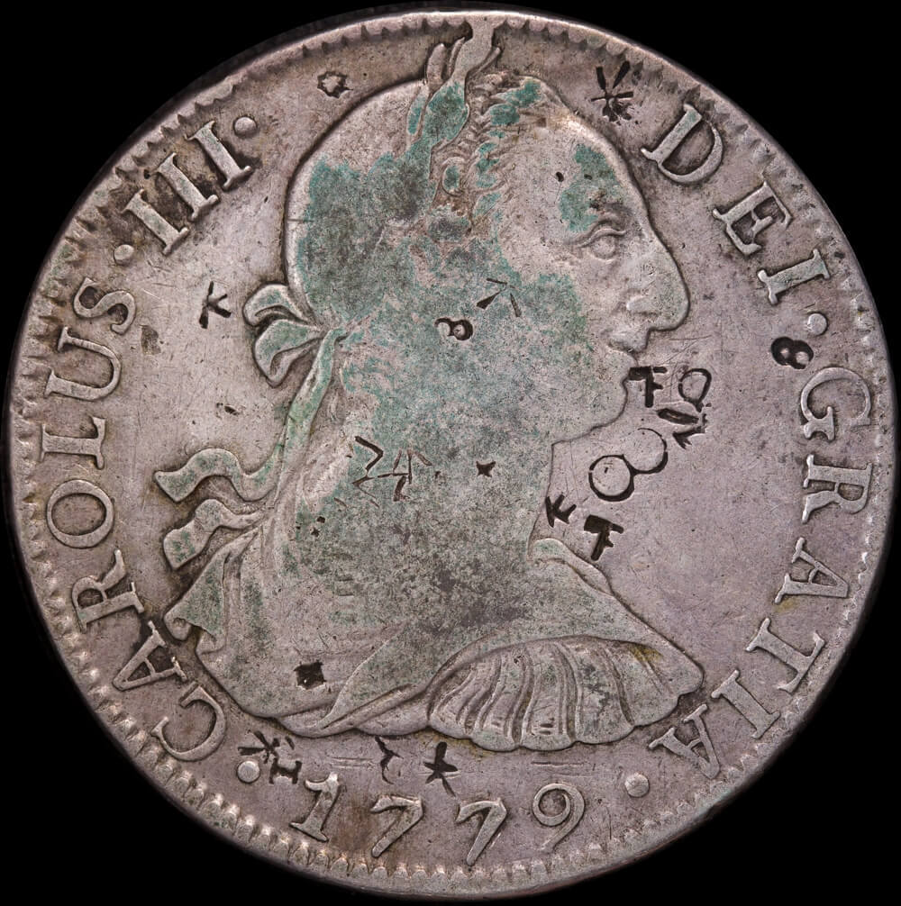 Mexico 1779 Silver 8 Reales KM#106 Good Fine product image