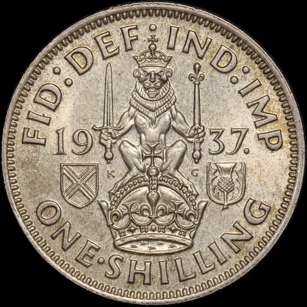 Scotland 1937 Silver Shilling KM#854 Uncirculated product image