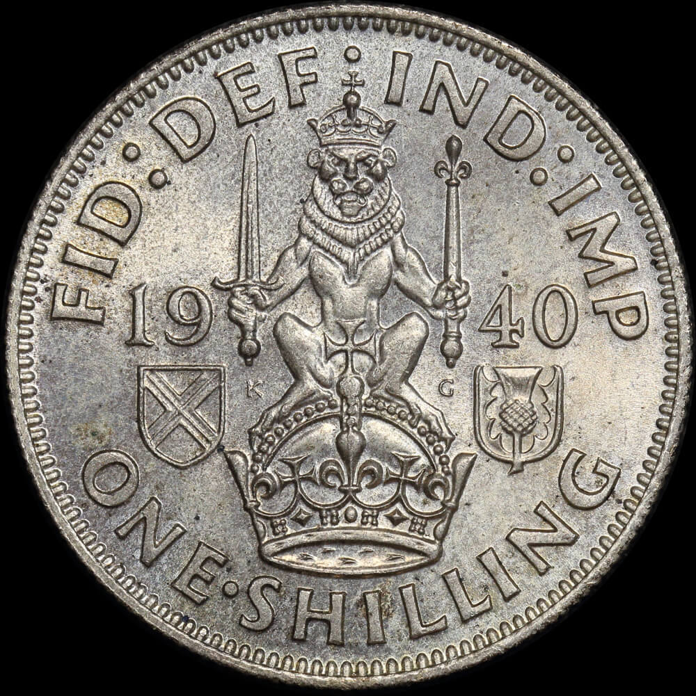 Scotland 1940 Silver Shilling KM#854 Uncirculated product image