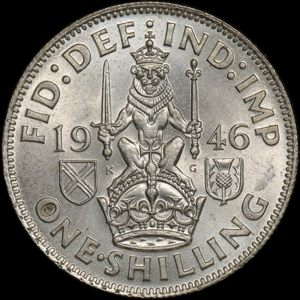 Scotland 1946 Silver Shilling KM#854 Uncirculated product image