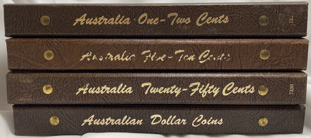 Complete Date Set of Australian Decimal Coins 1966~2003 Housed in a Dansco Albums product image