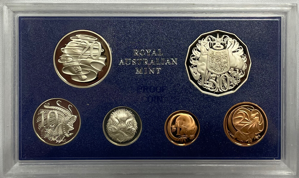 Australia 1983 Proof Coin Set - No Original Foams and Certificate product image