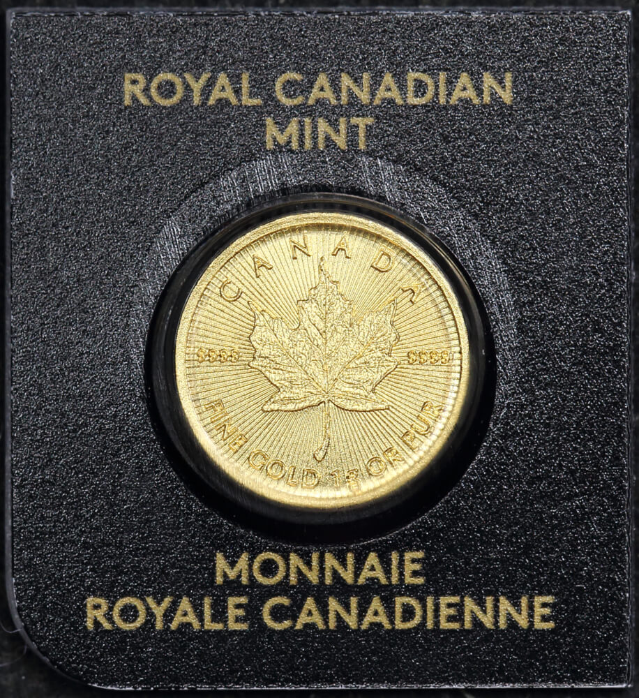 Canada 2021 Gold 50 Cent 1 Gram Maple Leaf product image