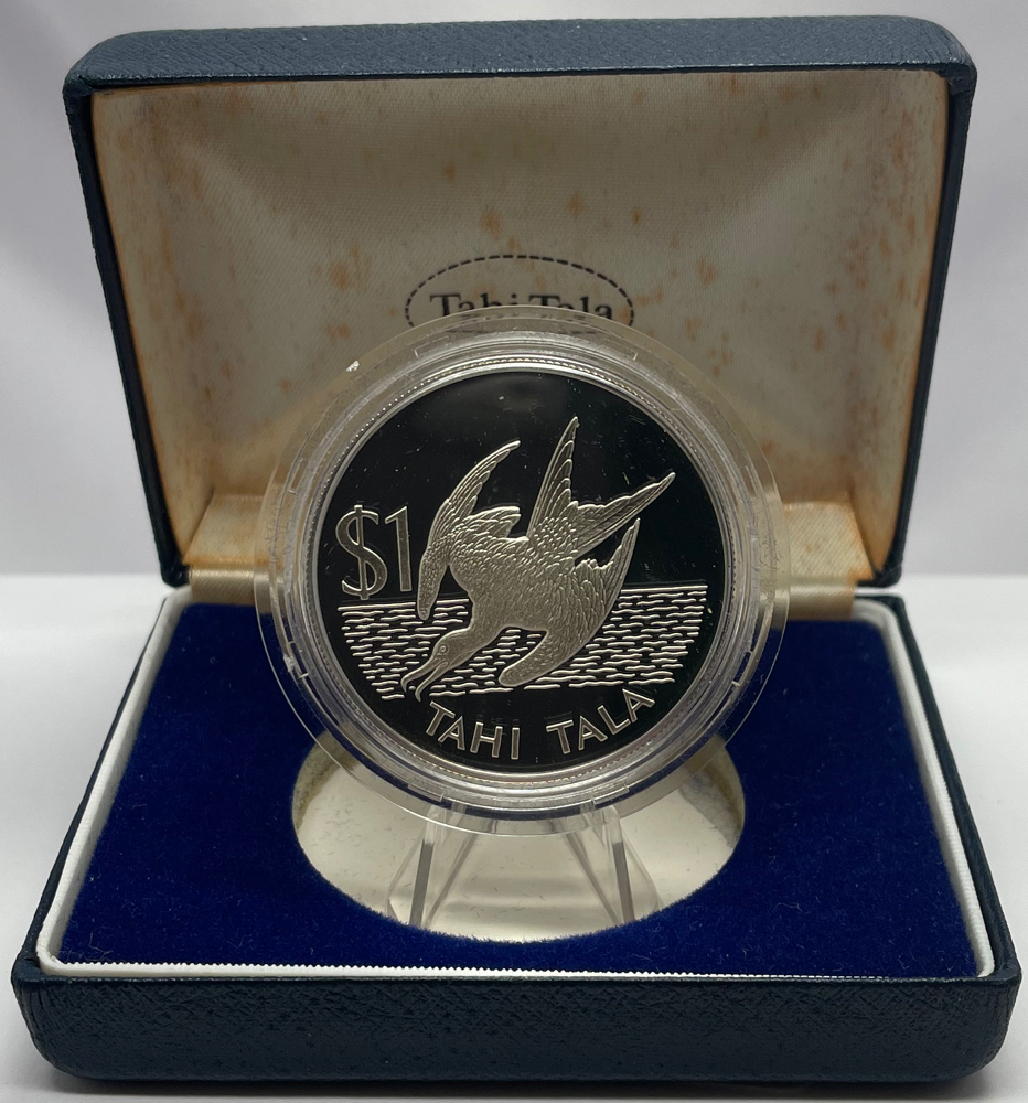 Tokelau 1981 Silver 1 Tala Proof Coin  - Frigate Bird product image