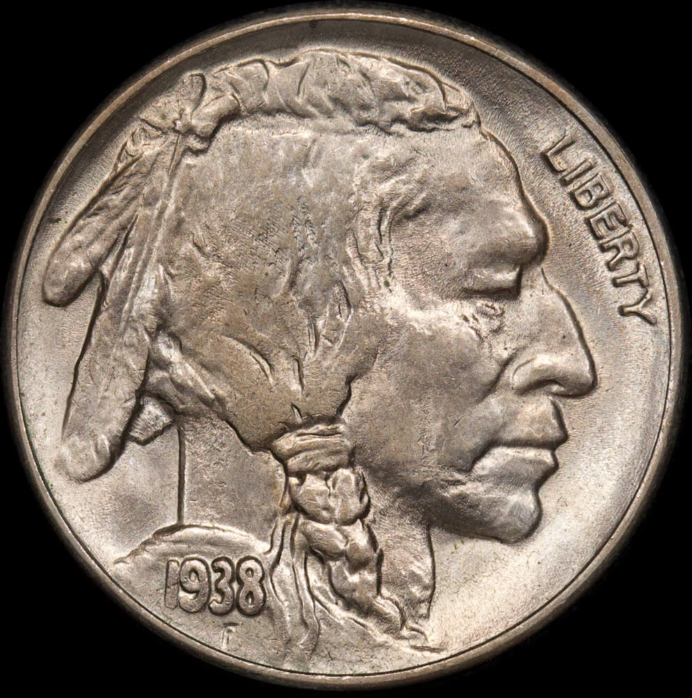 United States 1938-D Buffalo Nickel Choice Uncirculated product image