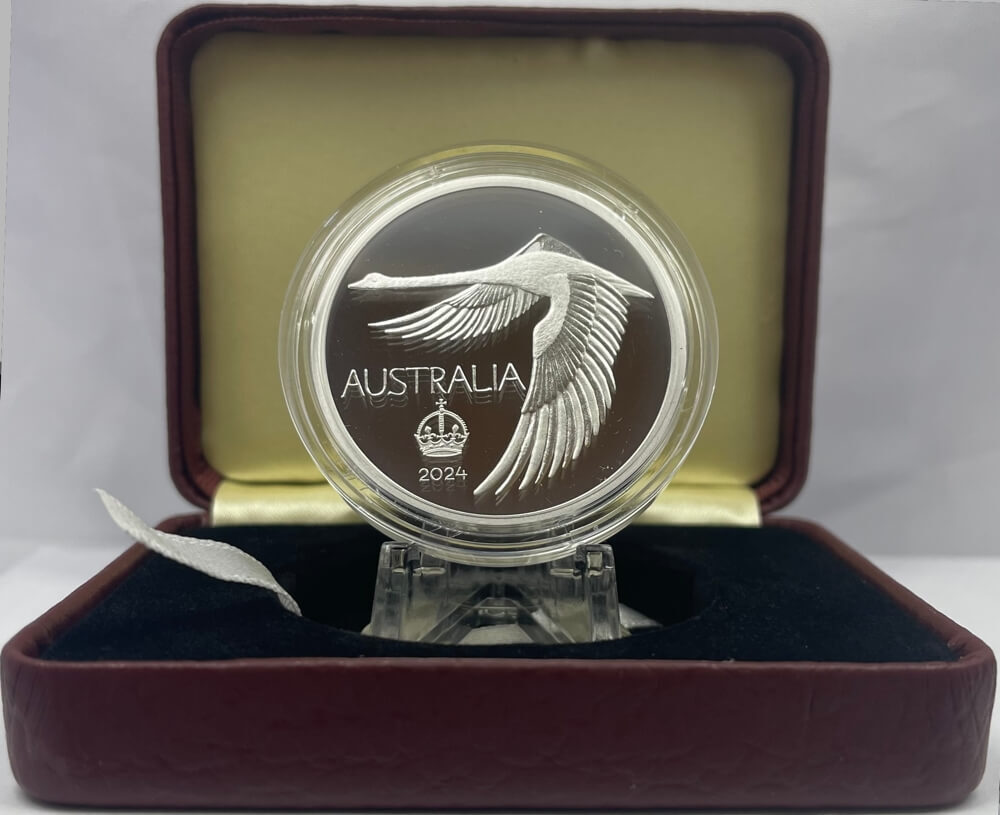 2024 Silver Proof Swan Dollar Pattern Crown product image