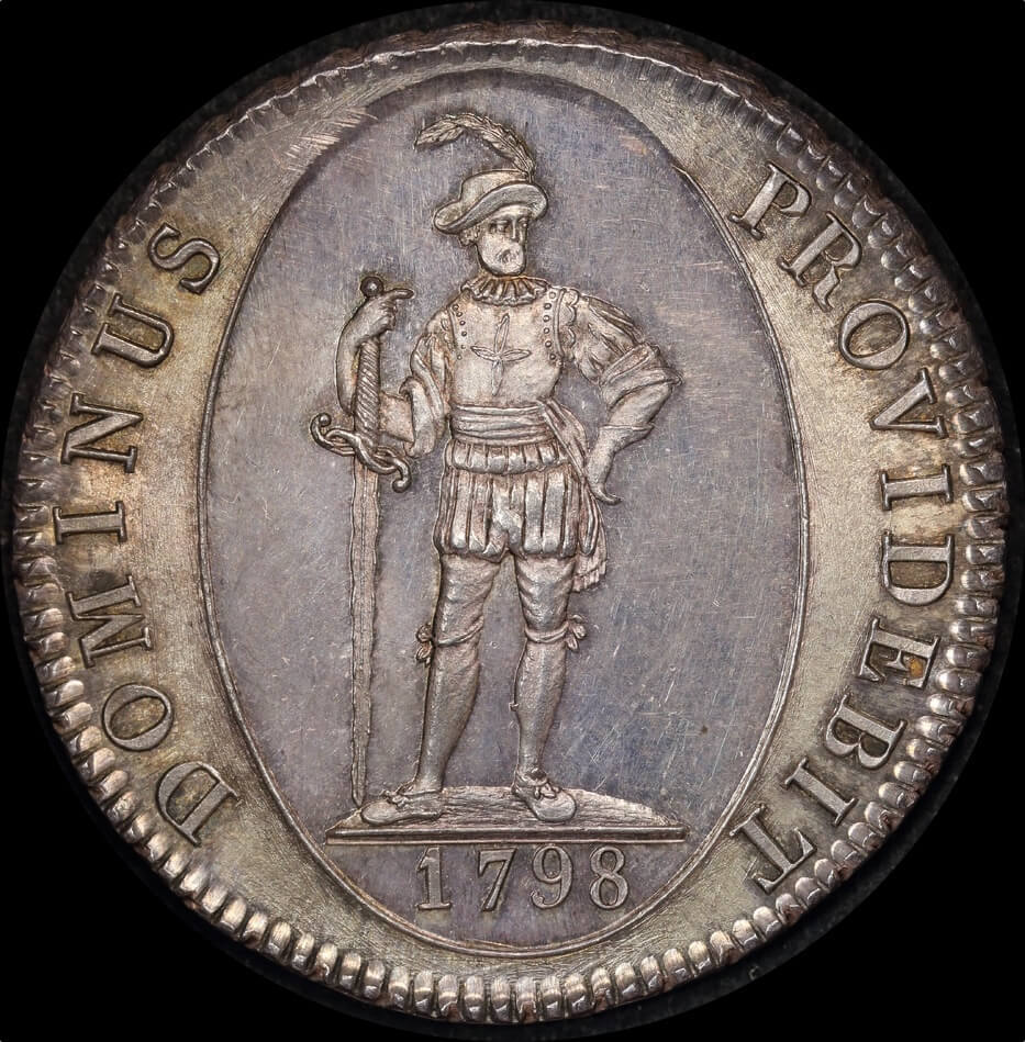 Switzerland (Bern) 17958 Silver Thaler KM#165 Choice Unc product image