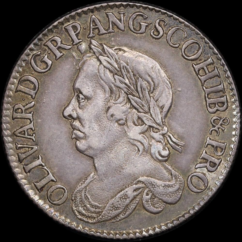 1658 Silver Shilling Oliver Cromwell S#3228 Very Fine product image