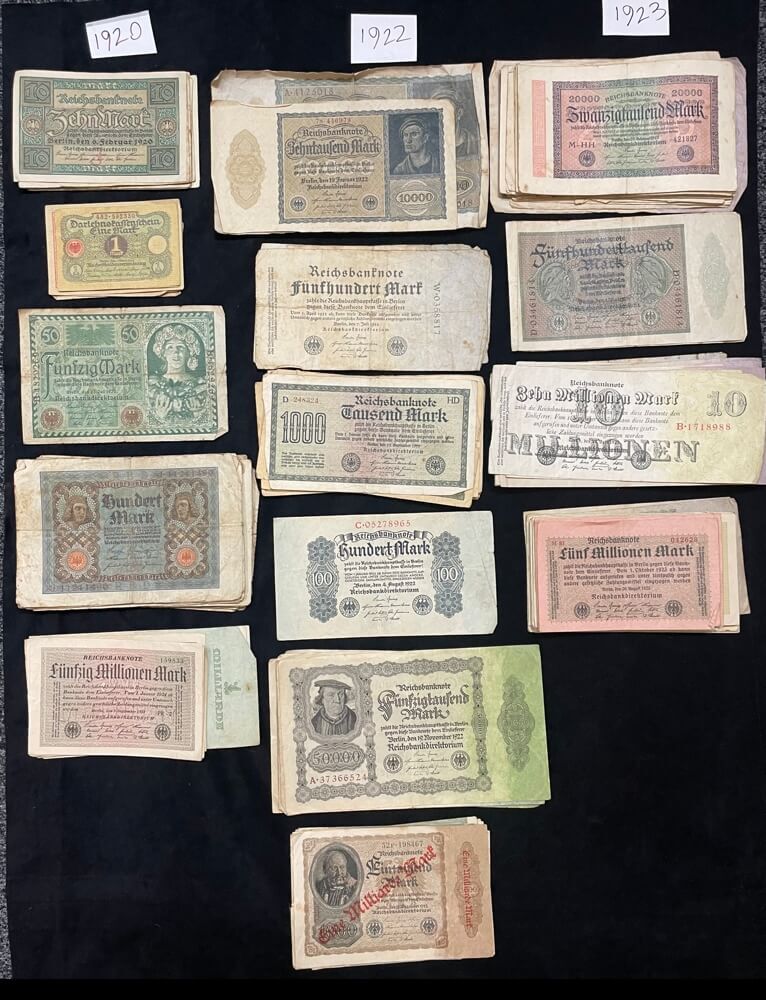 Comprehensive Collection of Inflationary Notes from Germany (1910 - 1923) product image