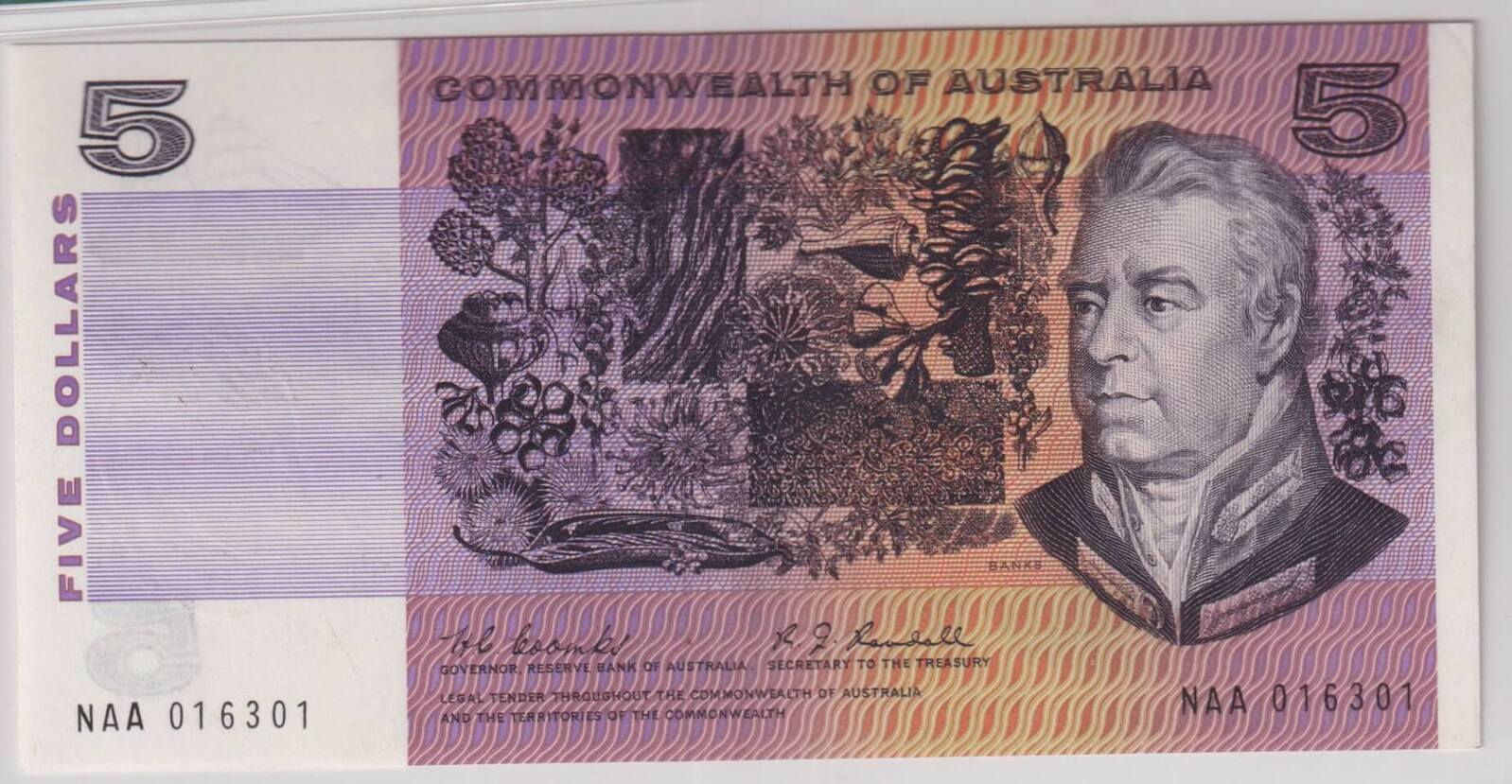 1967 $5 Note NAA First Prefix Coombs/Randall R202F PMG Gem Unc 65 EPQ product image