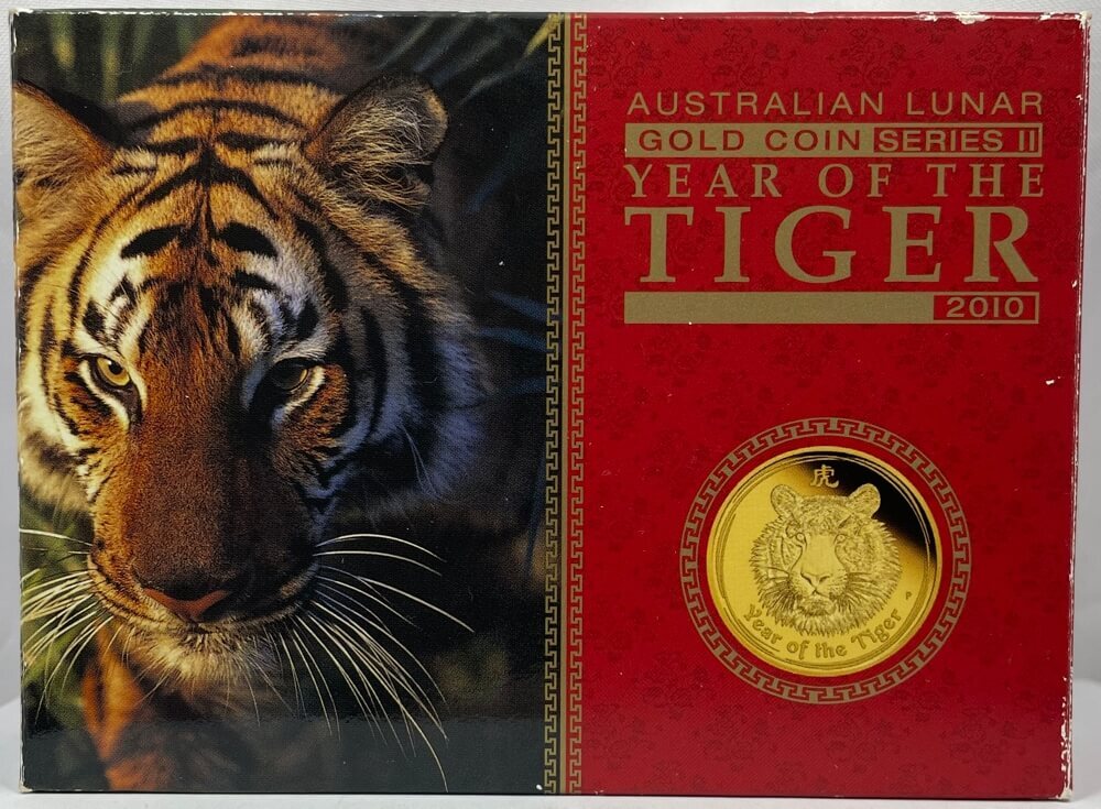 2010 Gold Proof 1/4oz Lunar Tiger Proof product image