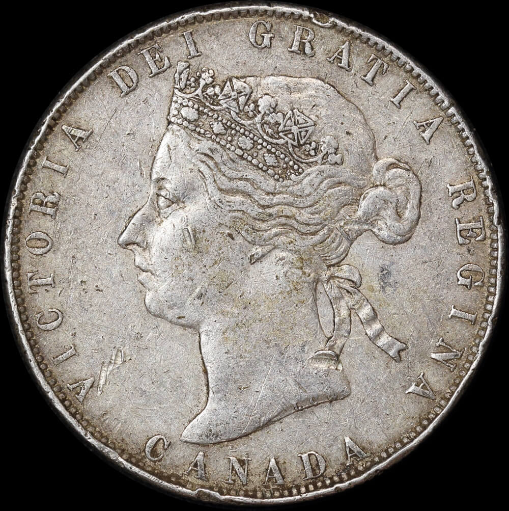 Canada 1881 Silver 50 Cents KM#6 about VF product image