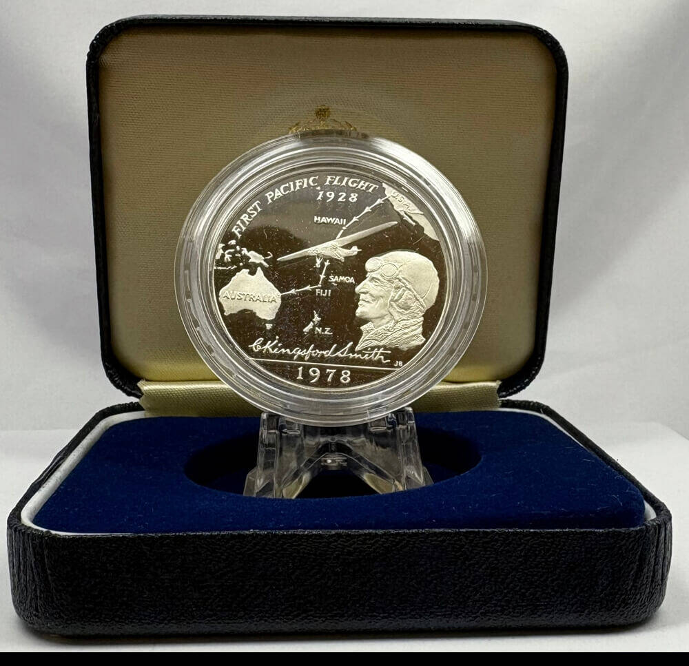 Samoa 1978 Silver 1 Tala Proof Coin - Kingsford Smith product image