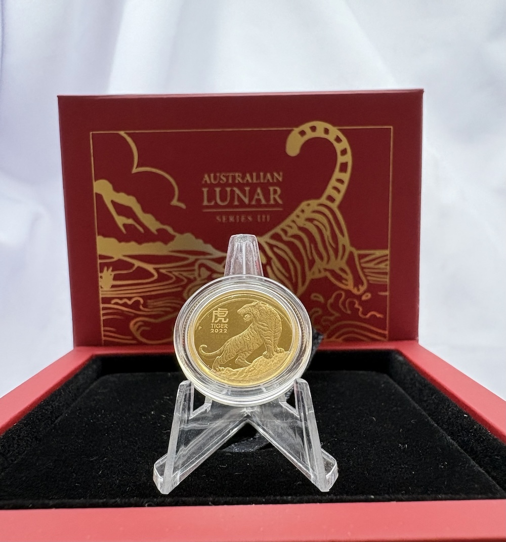 2022 Gold 1/10oz Proof Coin Lunar Tiger product image