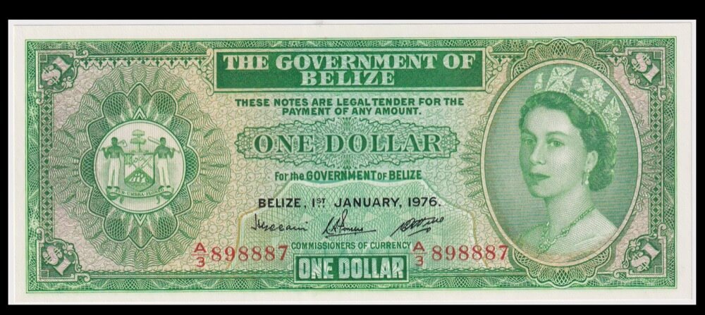 Belize 1976 1 Dollar P#33 Uncirculated product image