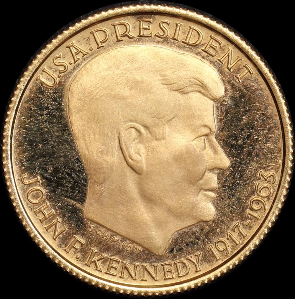 USA Gold Medallion US Presidents - John F. Kennedy product image