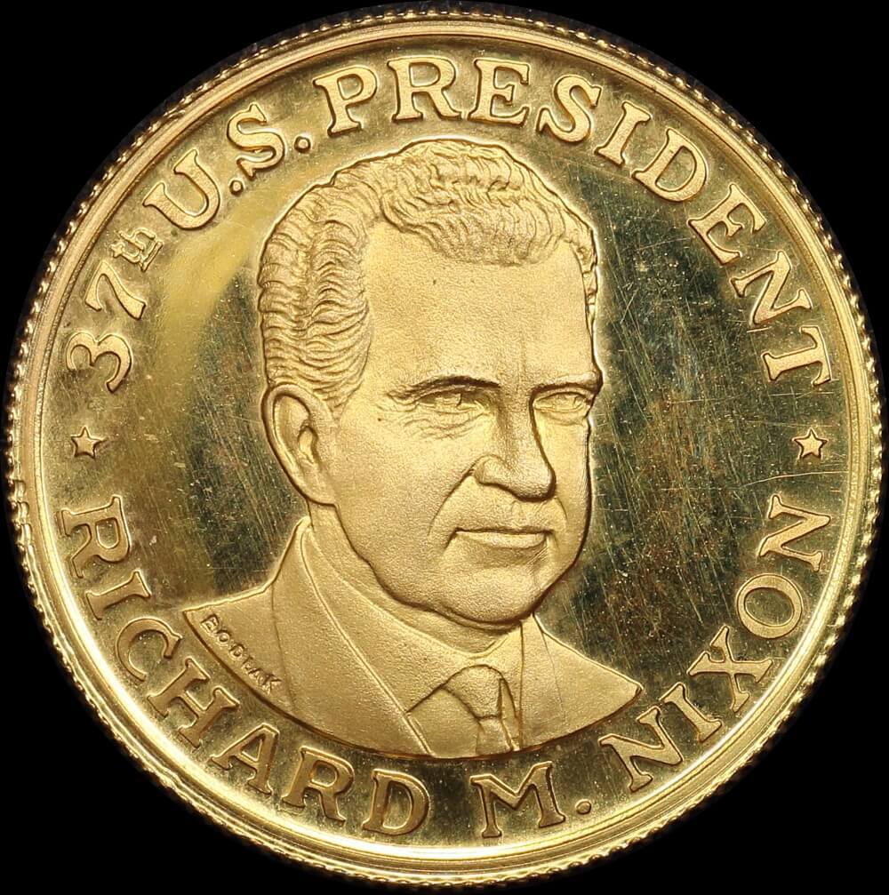 USA Gold Medallion US Presidents - Richard M. Nixon product image