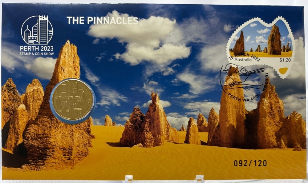 2023 $1 PNC Perth Stamp & Coin Show - The Pinnacles product image