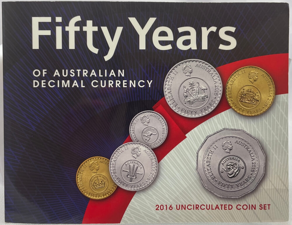 Australia 2016 Uncirculated Coin Set - 50 Years of Australian Decimal Currency product image